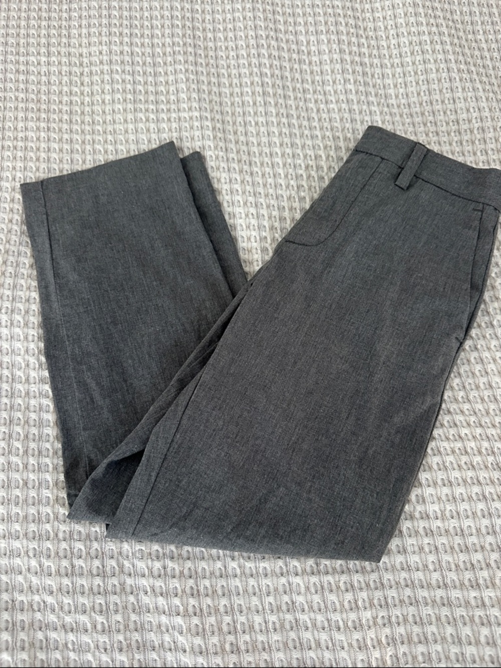 Crewcuts Boys Charcoal Gray Dress Pants